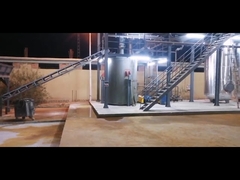 Εξοπλισμός παραγωγής υψηλής ταχύτητας πυριτικού νατρίου με υγρή μέθοδο 10 τόνους / ημέρα