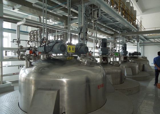 PLC Control Liquid Detergent Production Machine / Liquid Detergent Slurry Mixing Tank