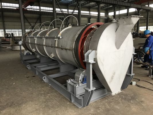 Energy Saving Rotary Drying Machine Steady Structure For Chemical Industry